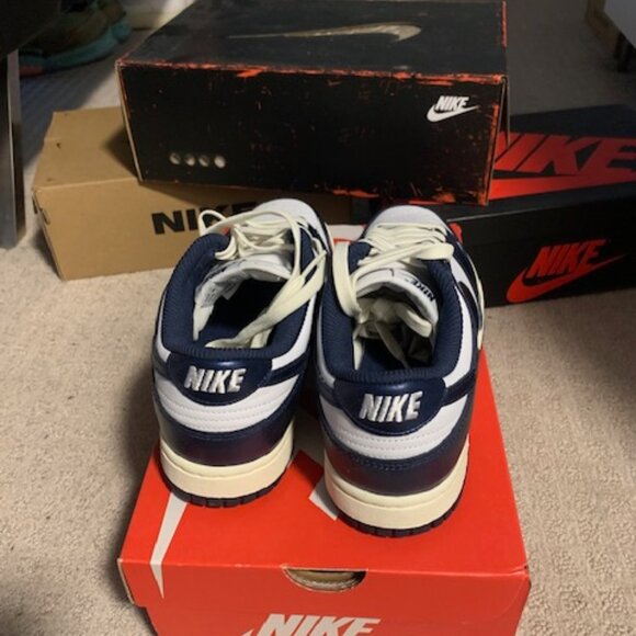 Wmns Dunk Low Premium Vintage Navy - Brand New - Picture 5 of 5